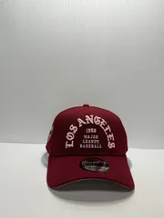 Newera ロサンゼルスドジャース 40thアニバーサリー 9forty A-FRAME スナップバックキャップ レッドカラー