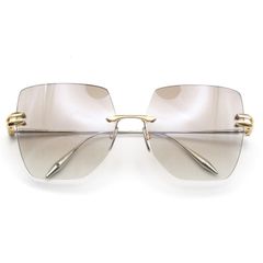 極美品】Cartier カルティエ リムレス サングラス DECOR C - メルカリ