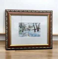 山口硯閉作 油彩画 風景画 額装 山岳 渓流 アート 山口硯閉作 油彩画 風景画 額装 山岳 渓流 アート - メルカリ