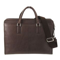 Excellent condition Flathority FG-101 Oil Milling Briefcase, Calfskin, 2-way, Brown, 61004754