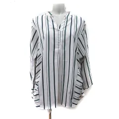 アルファベッツアルファベット Alphabet's alphabet ブラウス チュニック ストライプ 長袖 F マルチカラー /YI