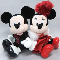 【中古】ぬいぐるみ ミッキーマウス＆ミニーマウス(ビッグバンドビート/黒タキシード＆赤ドレス) ぬいぐるみ「ディズニー」 東京ディズニーシー限定