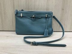 母の日 極美品 コンテブルー 本革 2WAY バッグ 日本製 水色 - メルカリ