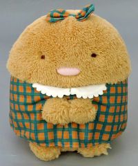 [중고] 봉제 인형 돈까스 체크 무늬 원피스 코로토 봉제 인형 [스미코 글러시]