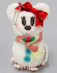【中古】ぬいぐるみ スノースノー(ミニー) ぬいぐるみバッジ 「ディズニー・クリスマス2019」 東京ディズニーリゾート限定