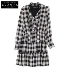 LAUREN RALPH LAUREN ローレン ラルフローレン ﾌﾞﾗｯｸ ﾁｪｯｸ柄 ﾜﾝﾋﾟｰｽ 0