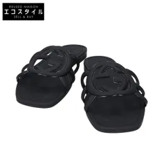 GUCCI グッチ 【新品同様】780307 インターロッキングG ウィメンズ スライド 36