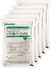 【中古】パナソニック ホームベーカリー用 ソフト食パンミックス ドライイースト付 1斤×5袋 SD-MIX62Aのサムネイル
