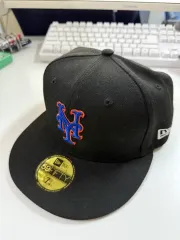ニューエラ メッツ ブラック 59FIFTY 7 1/4