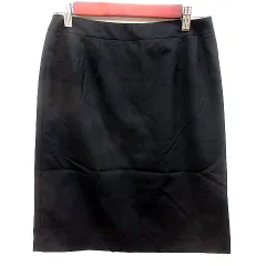 コムサイズム COMME CA ISM スカート タイト ひざ丈 L 黒 ブラック /RT