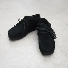 Clarks クラークス 26179251 Wallabee GTX Black Suede スエード レザー ワラビー ブーツ ゴアテックス シューズ 11826 黒 25cm 581Q♪