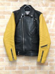 サイズ42 ルイスレザー リアルマッコイズ ディアスキン サイクロン イエロー リアルマッコイズ ルイスレザー サイクロン イエロー 42 ディアスキン
