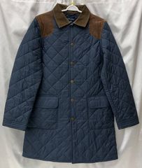 POLO RALPH LAUREN ネイビー 中綿キルティングコート - メルカリ