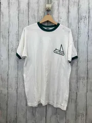 champion チャンピオン メンズ 半袖Tシャツ 70s バータグ ホワイト リンガーTシャツ コットン USA製 汚れ有り サイズXL