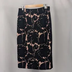 Modify　モディファイ　花柄ジャガード　タイトスカート　サイドレース　日本製　ワールド