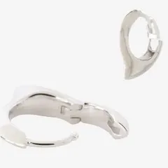 新品未使用 Maria Black マリアブラック Fiona Huggie Pierced Earring - Silver 両耳 2個セット スターリングシルバー925 ホワイトロジウム 管理番号:2104-7260のサムネイル