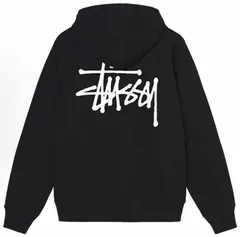 スツーシーSTUSSYパーカー文字プリントベーシックモデルルーズアメリカンレトロスウェット 男女兼用