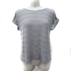 ブルーレーベルクレストブリッジ BLUE LABEL CRESTBRIDGE カットソー 半袖 38 M グレー /YI