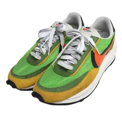 NIKE ナイキ NIKE × sacai スニーカー LDワッフル グリーン BV0073-300 28cm メンズ 中古