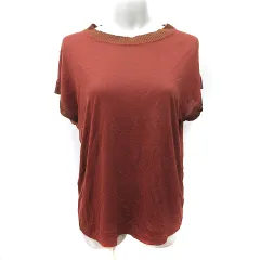 ジャーナルスタンダード レリューム JOURNAL STANDARD relume カットソー 半袖 茶 ブラウン /YI