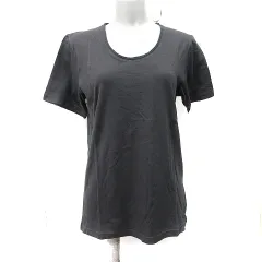 ナノユニバース nano universe Tシャツ カットソー 半袖 38 M チャコールグレー /YI