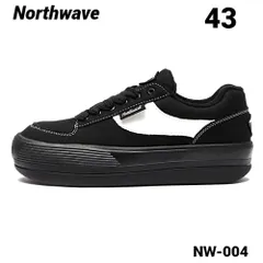 43  (28.1cm)【Northwave ESPRESSO CANVAS NW-004 BLACK/BLACK/WHITE ノースウェーブ エスプレッソ キャンバス スニーカー シューズ ブラック/ブラック/ホワイト】のサムネイル