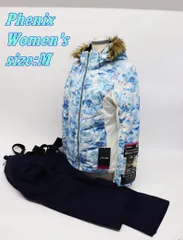 Phenix フェニックス レディース スキージャケット&パンツ セットアップ M ブルー PS8822P61 スポーツ 上下セット R2602-154