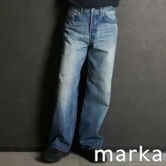 【marka/マーカ】CLEAN CYLINDER FIT JEANS - INDIGO V.W / 13.5oz セルビッチデニム - クリーンシリンダーフィットジーンズ / M26A10PT12C【送料無料】