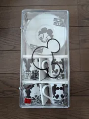 「ミッキーマウス•小皿＆ミニマグカップセット」