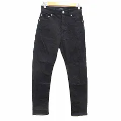 ジーナシス JEANASIS デニムパンツ ジーンズ スキニー S 黒 ブラック /YK