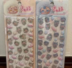 二枚セット　正規品　きゅるる　 ぷくぷくキャンディシール
