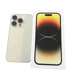 安心保証付き 中古品 iPhone 14Pro 128GB ゴールド（SIMフリー・付属品完備）