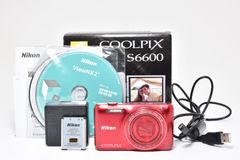 極美品 Nikon COOLPIX S6600 レッド コンデジ デジカメ - メルカリ
