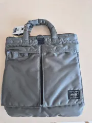 (新品 スモール) ポーター タンカー ツーウェイ ヘルメットバッグ シルバー グレー