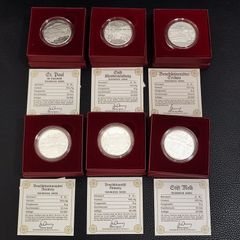 1980年 モスクワオリンピック 記念銀貨 SV900プルーフ硬貨 7枚セット
