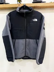 C7★THE NORTH FACE/ノースフェイス Denali Jacket デナリジャケット #NA72051 フリースジャケット メンズ Mサイズ グレー×ブラック★