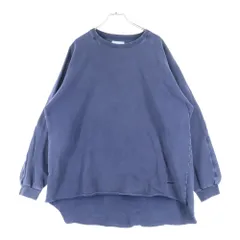 GRAMICCI (グラミチ) 16SS テールカット クルーネック スウェット トレーナー ブルー GMJK-16S003のサムネイル