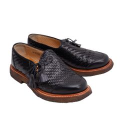 ❤️極美品❤️ZUCCa ズッカ レザーメッシュシューズ 革靴 ブラック L 