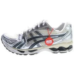 ASICS (アシックス) ×KITH VINTAGE TECH GEL-KAYANO 14 キス ヴィンテージ テック ゲルカヤノ14 ローカットスニーカー ホワイト/グリーン US10/28cm 1203A566-100