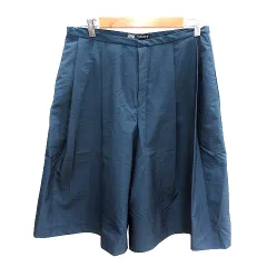 ザラ ZARA キュロットパンツ スカンツ ハーフ M 紺 ネイビー /AU