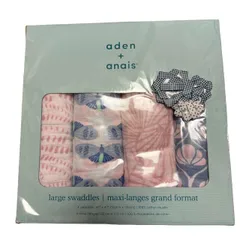 B093 aden + anais（エイデンアンドアネイ）クラシック・スワドル（おくるみ）」4枚セット120cm × 120cm