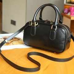 Songmont ミニ ヴィンテージサッチェルバッグ ハッド·ショルダーバッグ