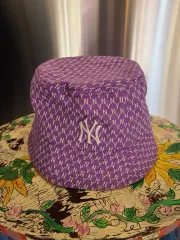 MLB ニューヨーク・ヤンキース パープル バケットハット
