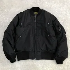 美品 WAIPER 米軍初期型 MA-1 ミリタリー フライト ジャケット ブラック ワイパー
