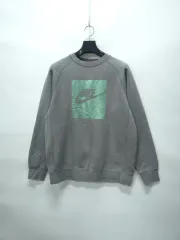 ナイキ エア ボックスロゴ 起毛 スウェット グレー (M)