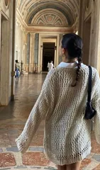 RODEO CROWNS ニット/セーター FREE アイボリー