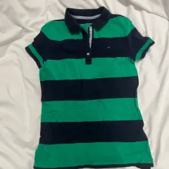 Tommy Hilfiger トミーヒルフィガー ストライプ KARA（カラ） 半袖Tシャツ xs