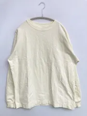 BEAUTY&YOUTH UNITED ARROWS Tシャツ/カットソー S アイボリー 無地 ミドル丈 長袖 クルーネック(丸首)