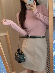 エルラ ベルトセット ミニスカート FW 秋新作 ミニ スカート sk