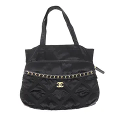 CHANEL シャネル マトラッセ グログラン 2WAYバッグ トートバッグ ブラック AP2676 レディース 中古